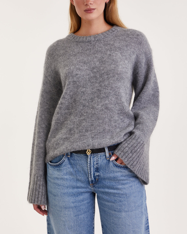 By Malene Birger Sweater Cierra Grey melange L