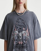 Acne Studios T-Shirt Print Washed Faded black M