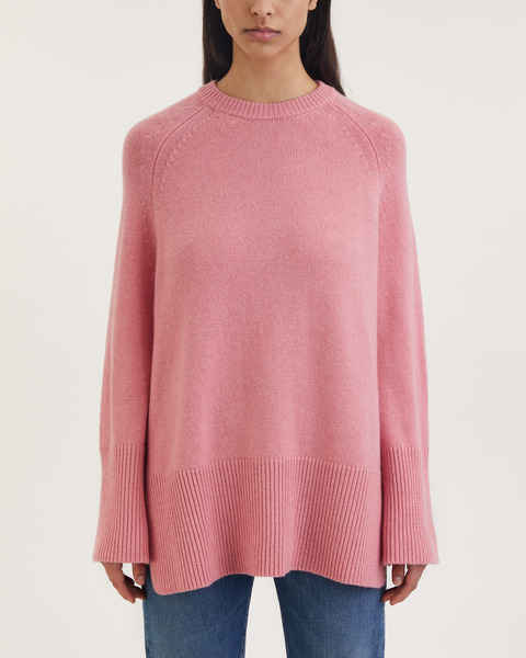 Tröja Inez Long Knit Rosa 1
