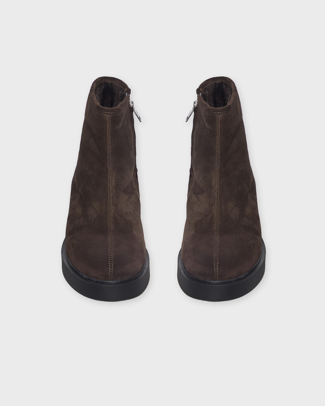 Wakakuu Icons Boots Cambridge Suede Lamb Fur Brun EUR 36
