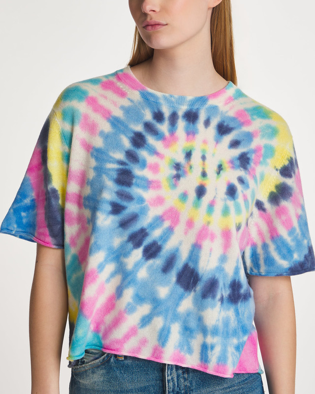 Kujten Topp Cropped Sunny Cashmere Multicolor XS-S