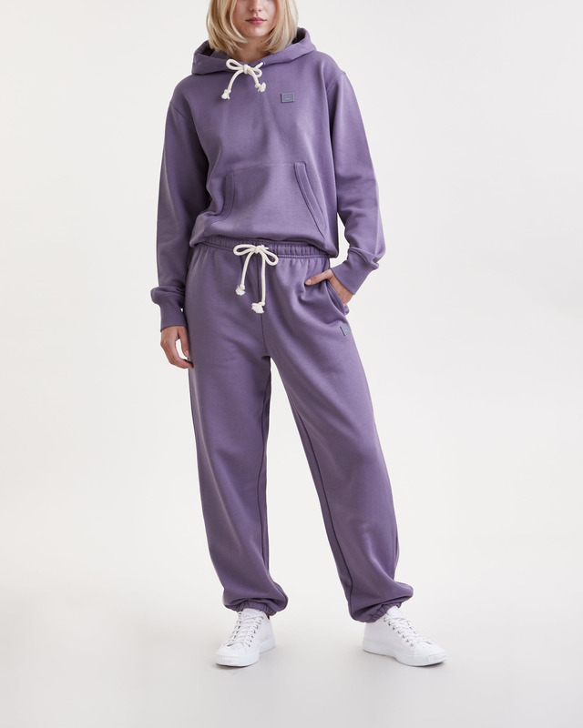 Acne Studios Byxor Sweatpant Face Ljuslila S