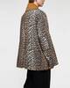 Ganni Jacket Printed Canvas Midi  Almond S-M