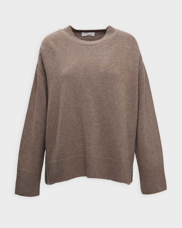Teurn Studios Sweater Cashmere Crewneck Brun L