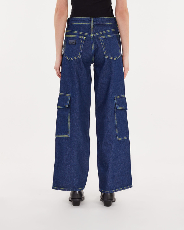 Ganni Jeans Rinse Denim Angi  Denim 25