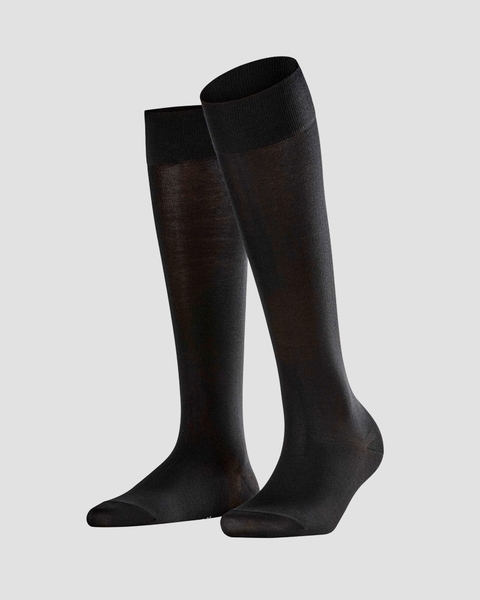 Socks Cotton Touch Knee-high Svart 1