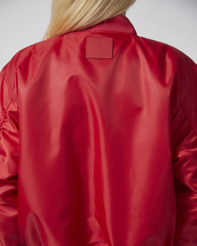 ANINE BING Bomberjacka Leon Tango Red XS