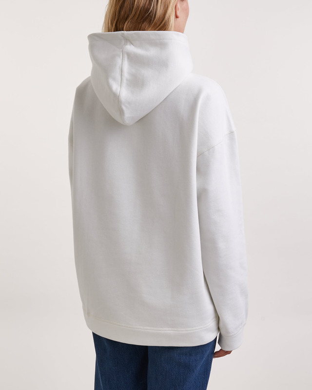 Ganni Hoodie Isoli Flower Oversized Egret S-M