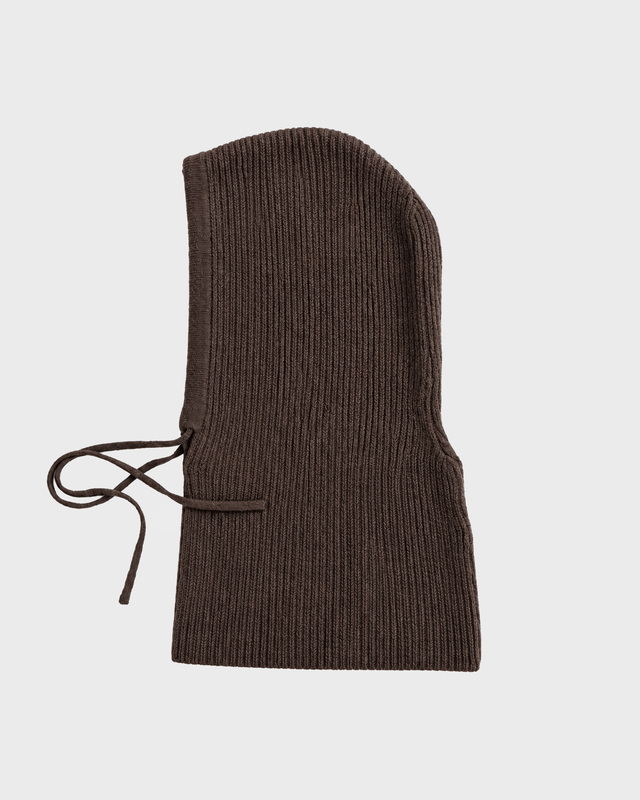 ONE and OTHER Balaclava Tora Dark Brown ONESIZE