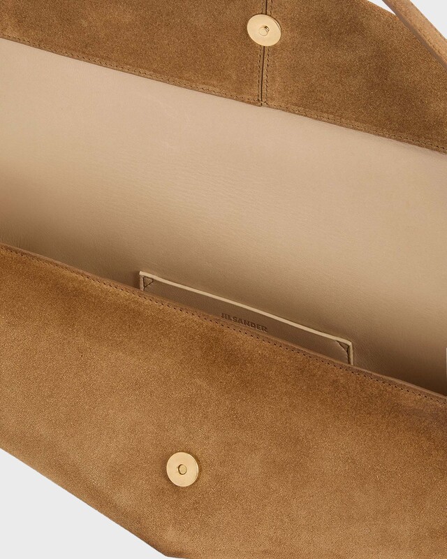 Jil Sander Skulderveske Kante Flap Shoulder Chestnut ONESIZE
