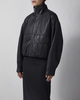 Wakakuu Icons Jacket Leather Funnel Neck Black L
