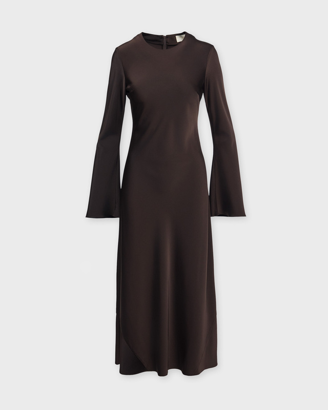 Wakakuu Icons Dress Albina Satin Brun XL