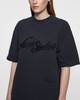Acne Studios T-Shirt Logo Relaxed Fit Faded black XS