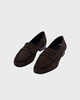 Aeyde Loafers Aldous Kid Suede Leather Dark Brown EUR 39