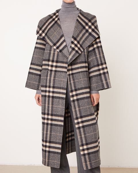 Wool Coat Signature Doublé Wool Check Check 1