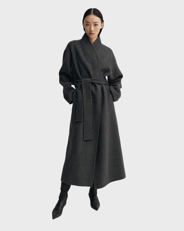 Almada Coat Mara Doublé Dark Grey XS