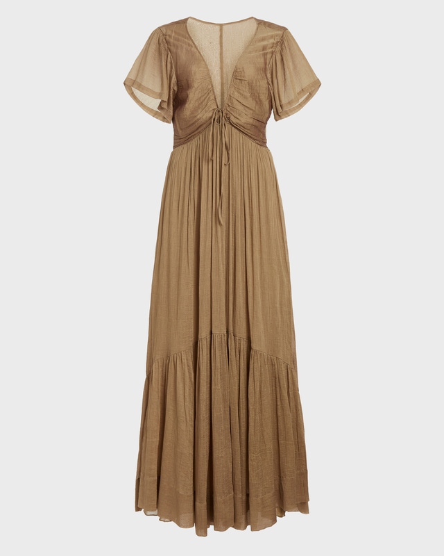 Isabel Marant Dress Agathe Khaki FR 42 (EUR 40)