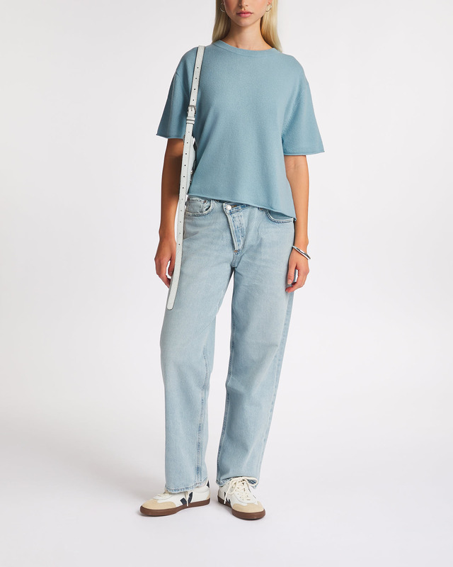 LISA YANG T-Shirt Cila Cashmere Ljusblå 1 (S-M)