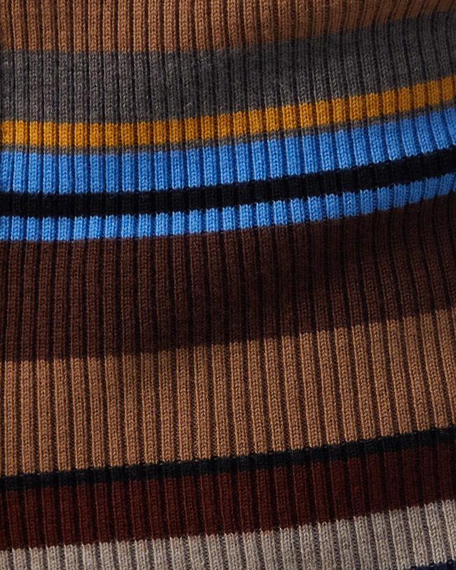 Acne Studios Kofta Striped Wool Brun L