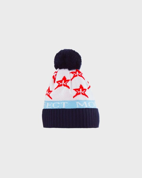 Star Beanie Pm Vit/navy ONESIZE 1