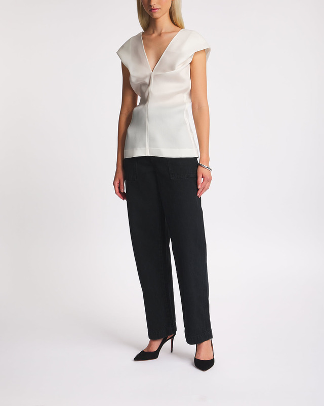 KHAITE Topp Ami Chalk US 4 ( EUR 36)