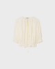 Rodebjer Blus Perla Pliss Cream XS