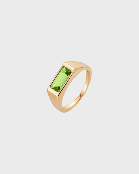 Ring Harald Green Gold 1