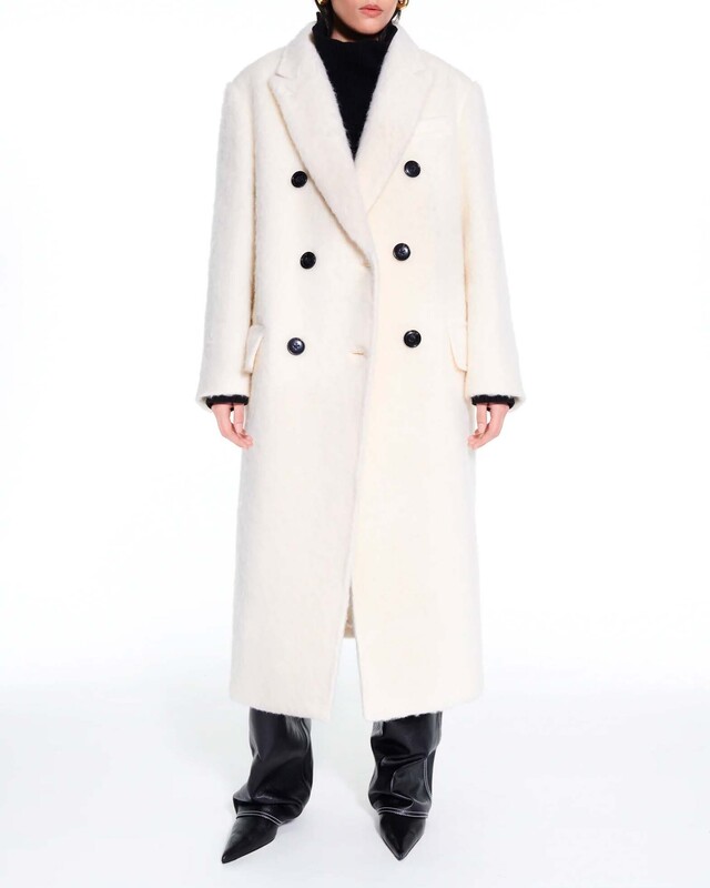 STAND STUDIO Coat Essa White 36