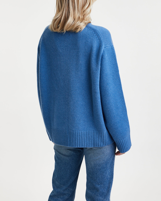 LISA YANG Sweater Renske Cashmere Blue 1 (S-M)