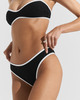 Seaquelle  Bikini Bottom Ribbed Black XS