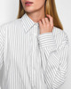Wakakuu Icons Shirt Paris Pinstripe Black/White XS