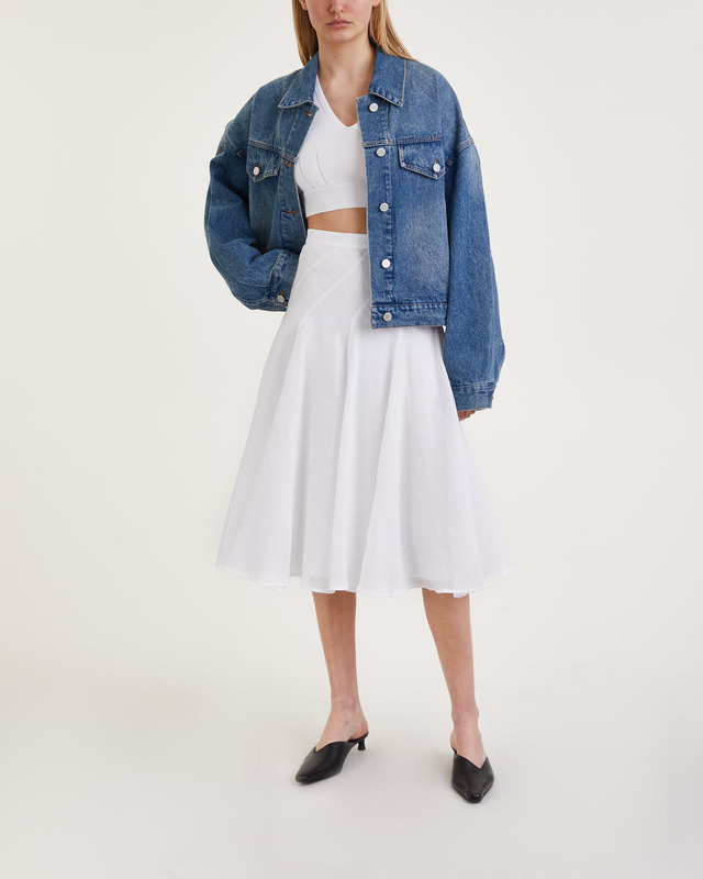Max Mara Studio Skirt Alias  White IT 48 (EUR 44)