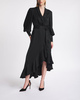 Zimmermann Silk Wrap Midi Dress Black 3 (L-XL)