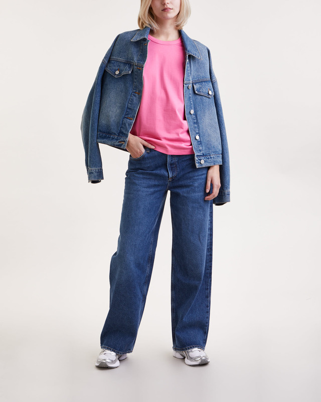 Acne Studios Top T-shirt Face  Light pink S