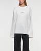 Acne Studios T-shirt Long Sleeve Logo White M