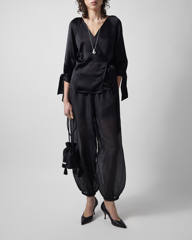 By Malene Birger Bluse Pacey Black 42