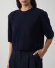 Wakakuu Icons Top Venice Wool Cashmere Navy XL