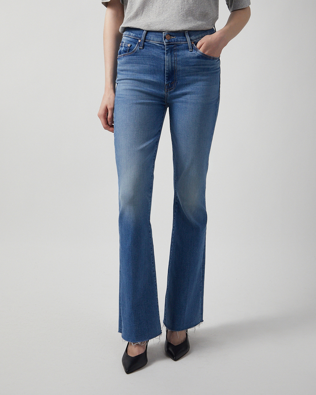 Mother Denim Jeans The Weekender Fray Light blue wash 31