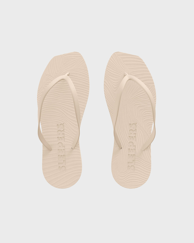 SLEEPERS Tapered Flip Flop Egg shell EUR 38