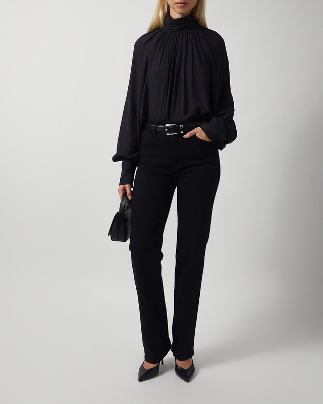 Mother Denim Jeans The Kick It Black 28