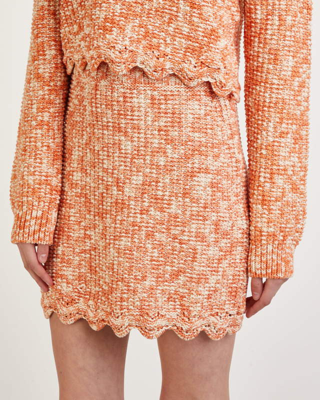 Rodebjer Kjol Nadia Knitted Orange S