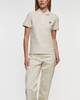 Moncler Topp Polo Collar  Natural M