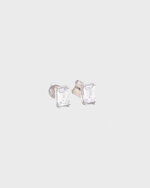 Earring Colorful Studs Silver ONESIZE 1
