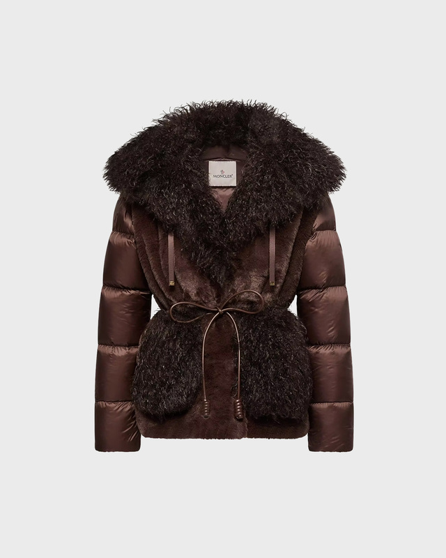 Moncler Dunjakke Immersif Taupe MONCLER 1 (S)