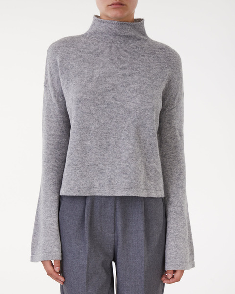 Sweater Hanna Wide Sleeve Knit Grå 1