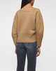Dagmar Tröja Curved Knit Camel M