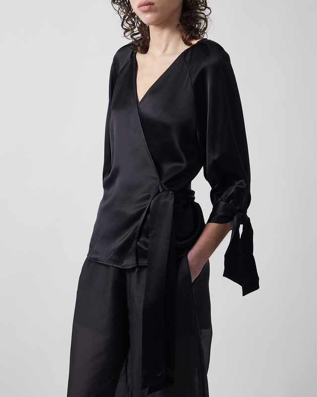 By Malene Birger Bluse Pacey Black 42