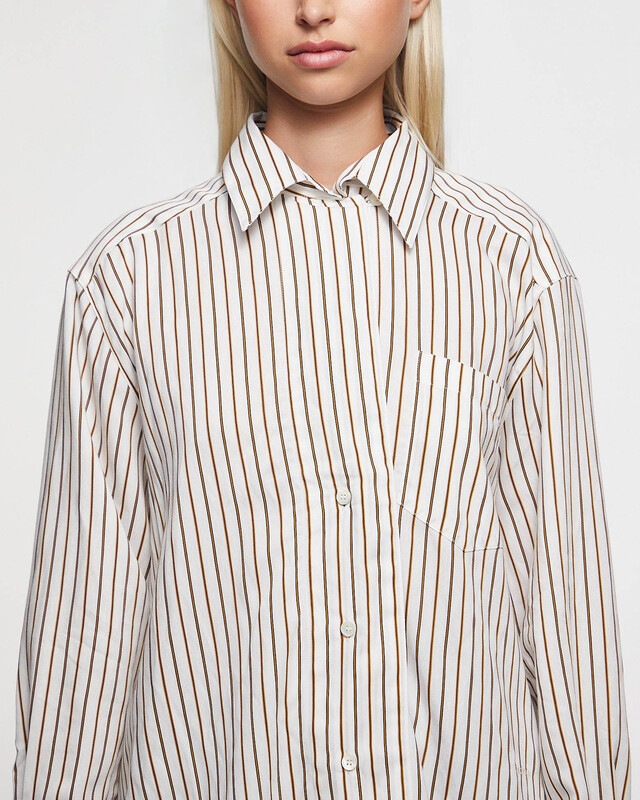 Dagmar Shirt Fluid Stripe Creme 34