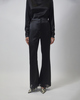 Malina Byxor Marine Satin Lace Hem Black 42