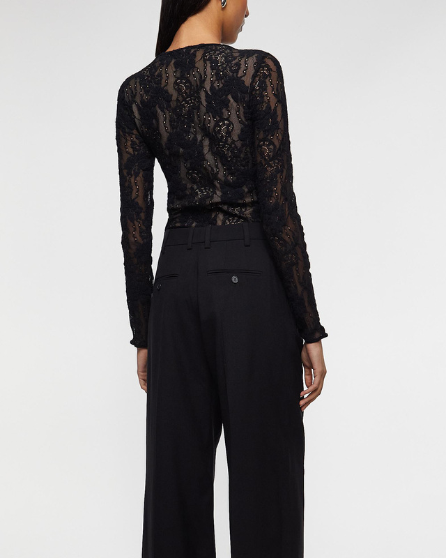 Zimmermann Bodysuit Lace Black 1 (S-M)